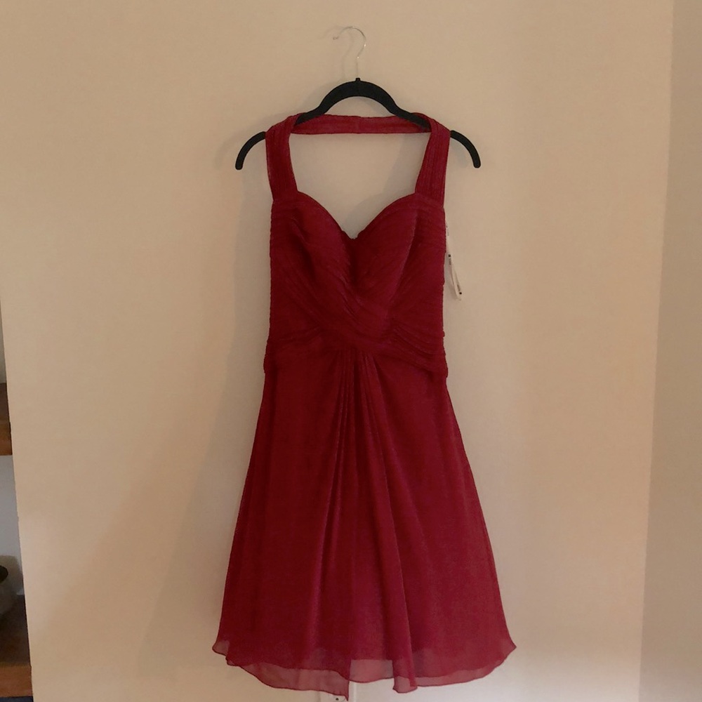 Red Halter Dress